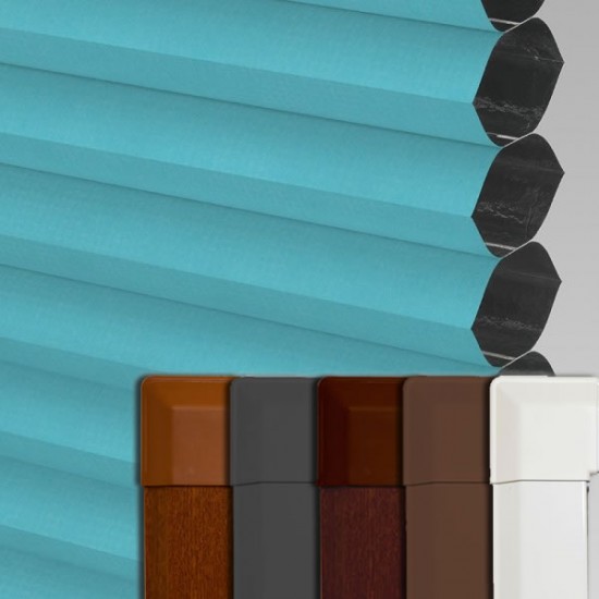 Hive Blackout Teal Perfect Fit Cellular Blind