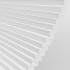 Losana All-White Dimout SmoothFit Cellular Blind