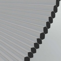 Losana All-White Blackout SmoothFit Cellular Blind