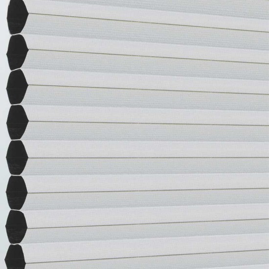 Losana All-White Blackout SmoothFit Cellular Blind