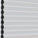 Losana All-White Blackout SmoothFit Cellular Blind