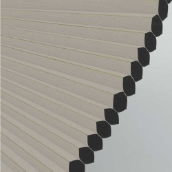 Losana Blanched Almond Blackout SmoothFit Cellular Blind