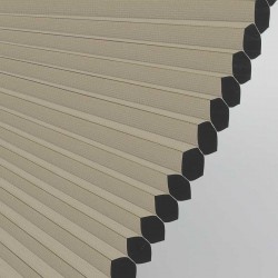 Losana Milky Mocha Blackout SmoothFit Cellular Blind