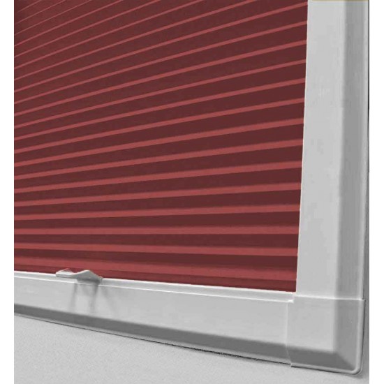 AbbeyCell Ivrea Blackout Red Perfect Fit Cellular Blind