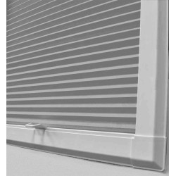 Merino Metallic Grey Perfect Fit Cellular Blind