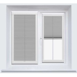 Merino Metallic Grey Perfect Fit Cellular Blind