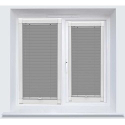 Brushed Silver Perfect Fit 25mm Metal Venetian Blind