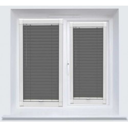 Charcoal Grey Perfect Fit 25mm Metal Venetian Blind