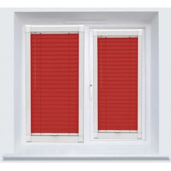 Fire Engine Red Perfect Fit 25mm Venetian Blind