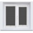 Jet Black Perfect Fit 25mm Metal Venetian Blind