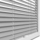 Brushed Steel Perfect Fit 25mm Venetian Blind