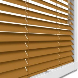 American Elm Wood Effect Perfect Fit 25mm Metal Venetian Blind