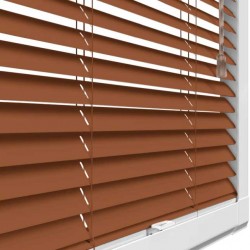 Teak Wood Effect Perfect Fit 25mm Venetian Blind